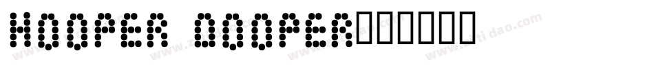 Hooper dooper字体转换